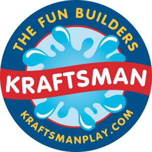 Water splash with Kraftsman The Fun Builders and kraftsmanplay.com